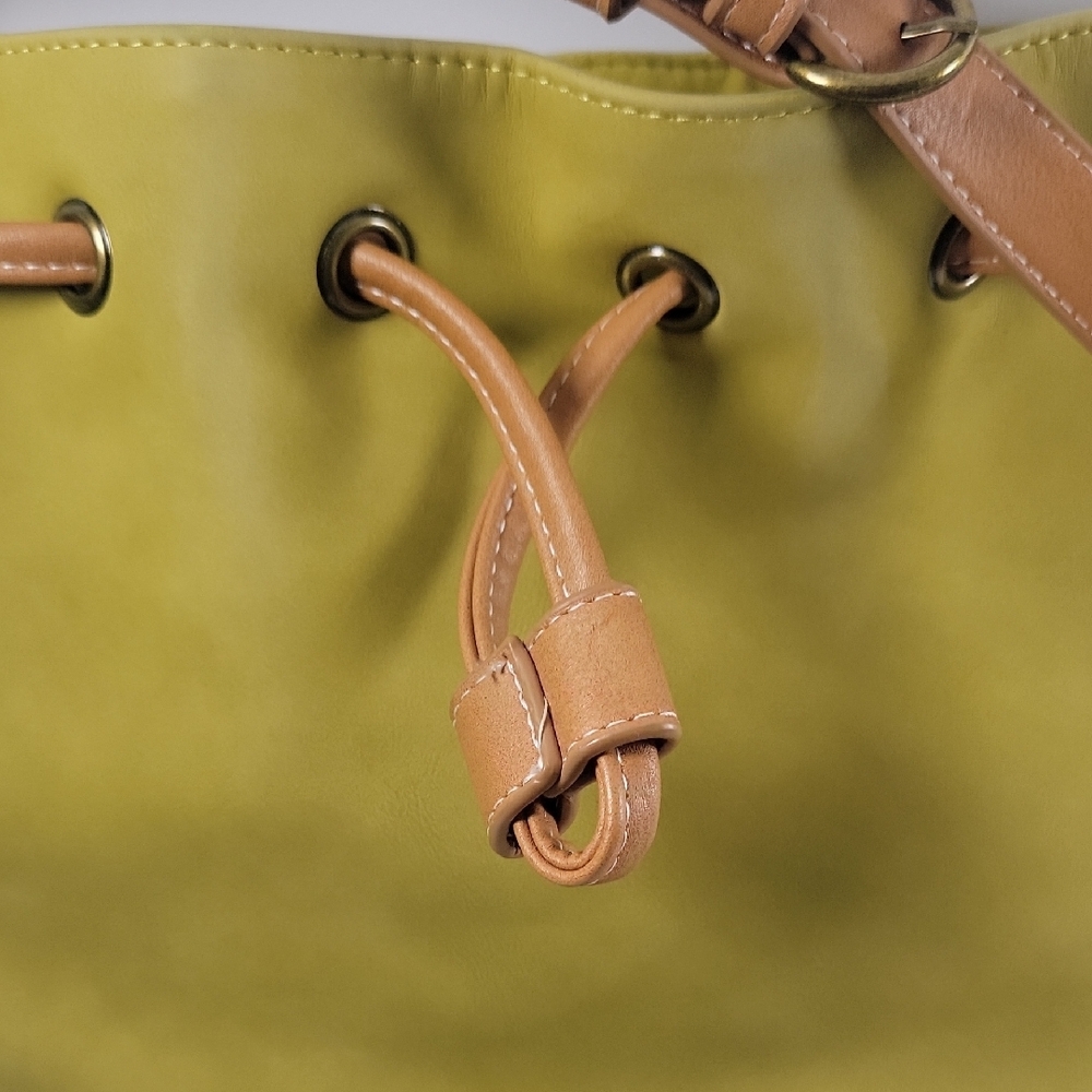 Universal Thread Pixie Green And Rope Bucket Bag - image 7